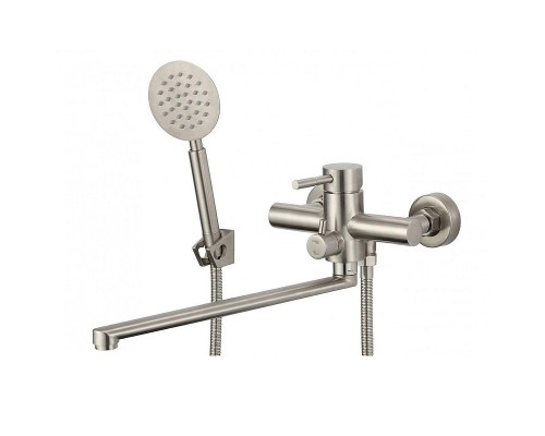 Смеситель для ванны Savol S-SUS4002 универсальный цвет Сатин