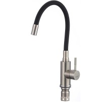 Смеситель для кухни Savol S-SUS6002-01 цвет Сатин Черный