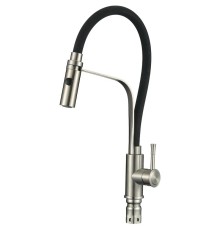 Смеситель для кухни Savol S-SUS6012-01 цвет Сатин Черный