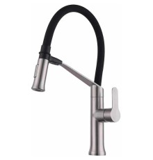 Смеситель для кухни Savol S-SUS6013-01 цвет Сатин Черный