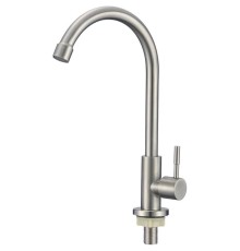 Кран для одного типа воды Savol S-SUS7002 цвет Сатин