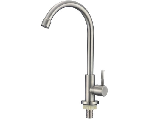 Кран для одного типа воды Savol S-SUS7002 цвет Сатин