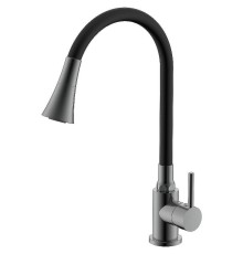 Смеситель для кухни Splenka S201.4306.09 Графит матовый Черный