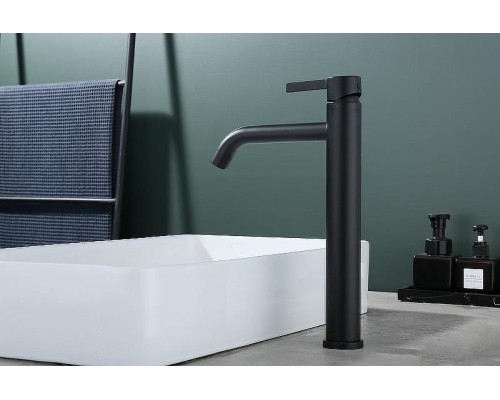 Смеситель для раковины Splenka S221.15.06 Черный матовый