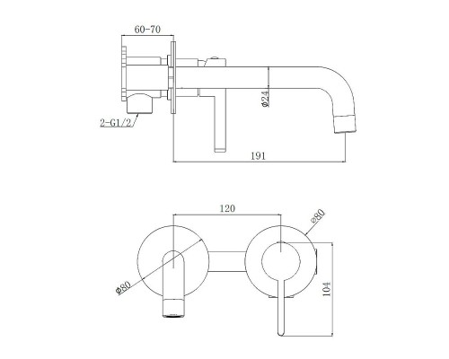 Смеситель для раковины Splenka S221.11.03 цвет Золото матовое