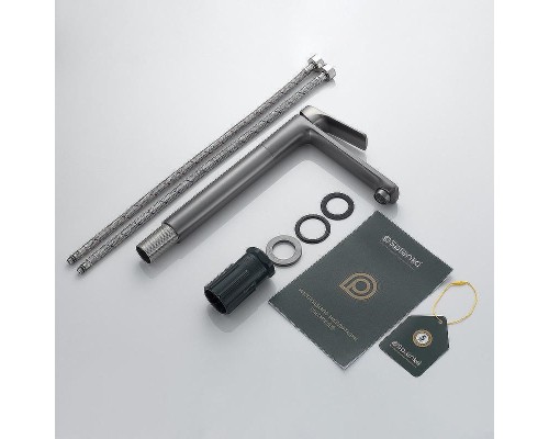 Смеситель для раковины Splenka S30.15.09 Графит матовый