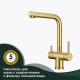 Смеситель для кухни Splenka S70.61.03 Золото матовое