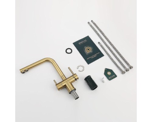 Смеситель для кухни Splenka S70.61.03 Золото матовое