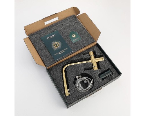 Смеситель для кухни Splenka S70.61.03 Золото матовое