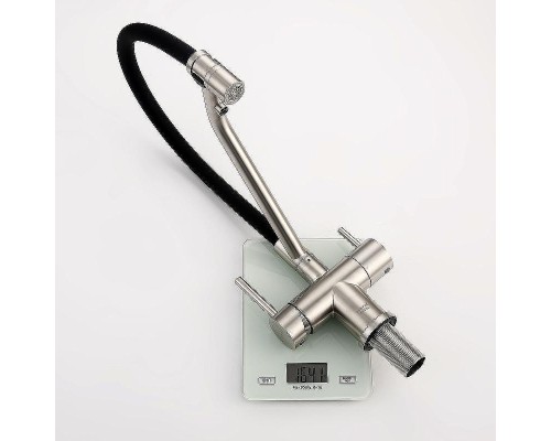 Смеситель для кухни Splenka S70.62.05 Сатин Черный