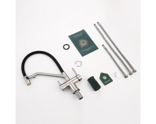 Смеситель для кухни Splenka S70.62.05 Сатин Черный