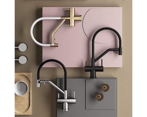 Смеситель для кухни Splenka S70.62.06 Черный матовый