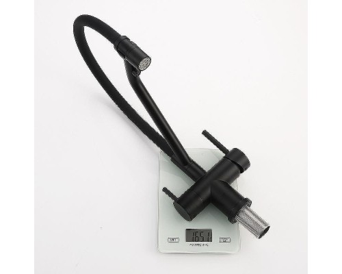 Смеситель для кухни Splenka S70.62.06 Черный матовый