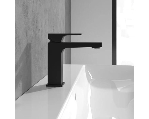 Смеситель для раковины Villeroy&Boch Architectura Square TVW125004000K5 цвет Черный матовый