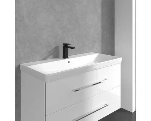 Смеситель для раковины Villeroy&Boch Architectura Square TVW125004000K5 цвет Черный матовый