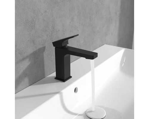 Смеситель для раковины Villeroy&Boch Architectura Square TVW125004000K5 цвет Черный матовый
