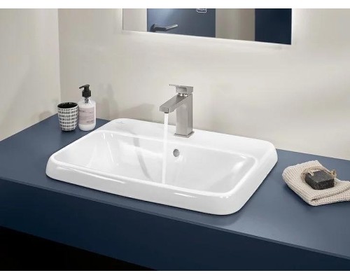 Смеситель для раковины Villeroy&Boch Architectura Square TVW12500100064 цвет Никель сатинированный матовый