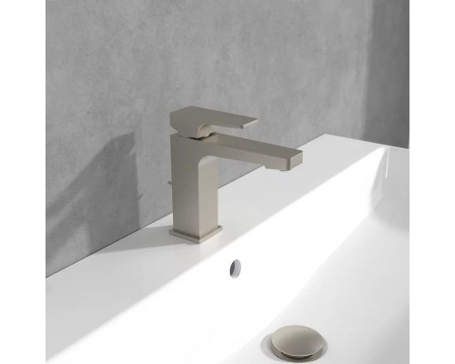 Смеситель для раковины Villeroy&Boch Architectura Square TVW12500100064 цвет Никель сатинированный матовый