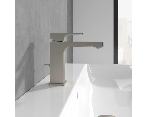 Смеситель для раковины Villeroy&Boch Architectura Square TVW12500100064 цвет Никель сатинированный матовый