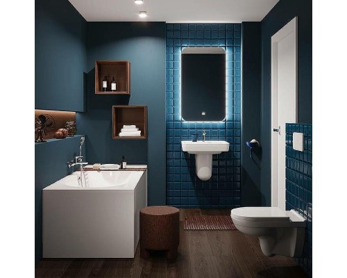 Смеситель для ванны Villeroy&Boch O.Novo TVT10400100061 цвет Хром