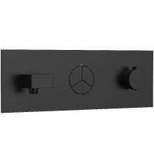 Смеситель для душа Vincea VSCV-432TMB с термостатом Черный матовый