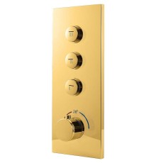 Смеситель для душа Vincea VSCV-433TBG с термостатом Брашированное золото