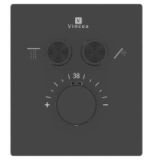 Смеситель для душа Vincea VSCV-321T-MMB с термостатом Черный матовый