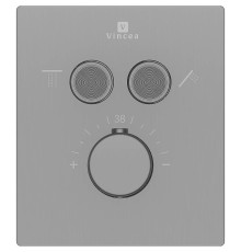 Смеситель для душа Vincea VSCV-321T-MGM с термостатом Вороненая сталь