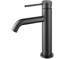 Смеситель для раковины Vincea City VBF-2C1GM Вороненая сталь