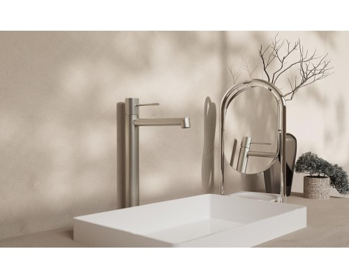 Смеситель для раковины Vincea Desire VBF-1D2BN цвет Брашированный никель