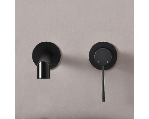 Смеситель для раковины Vincea Desire VBFW-1D1MB Черный матовый