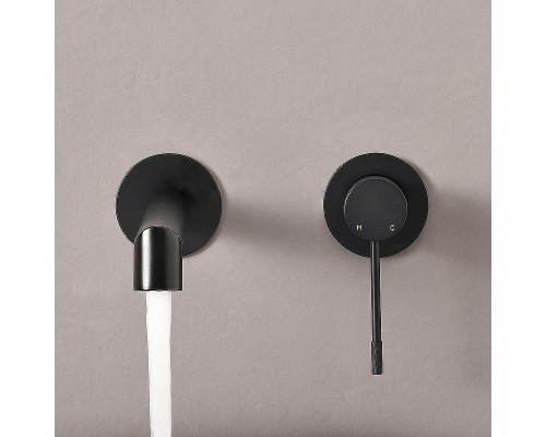 Смеситель для раковины Vincea Desire VBFW-1D1MB Черный матовый