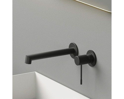 Смеситель для раковины Vincea Desire VBFW-1D1MB Черный матовый