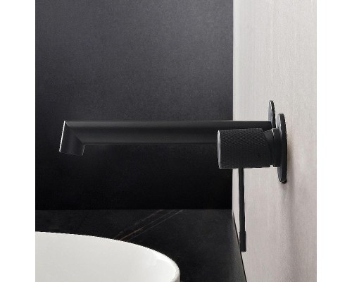 Смеситель для раковины Vincea Desire VBFW-1D1MB Черный матовый