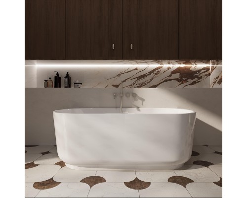 Смеситель для ванны Vincea Groove VBTW-4G1BN цвет Брашированный никель