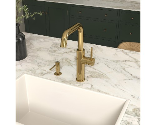 Смеситель для кухни WasserKRAFT A8577 цвет Золото глянцевое