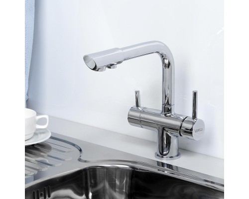 Смеситель для кухни WasserKRAFT A8017 Хром