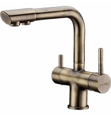 Смеситель для кухни WasserKRAFT A8037 Светлая бронза