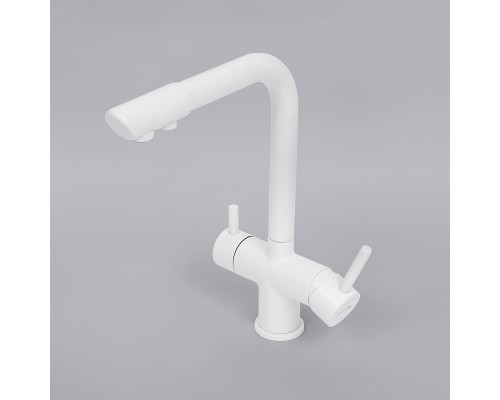 Смеситель для кухни WasserKRAFT A8357 Белый матовый