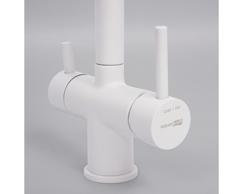 Смеситель для кухни WasserKRAFT A8357 Белый матовый