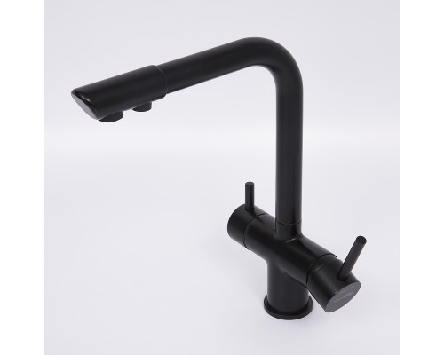 Смеситель для кухни WasserKRAFT A8367 Черный матовый
