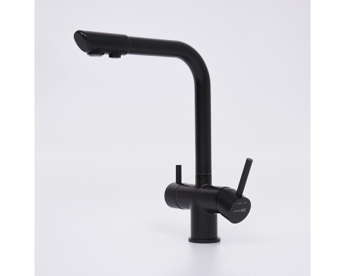 Смеситель для кухни WasserKRAFT A8367 Черный матовый