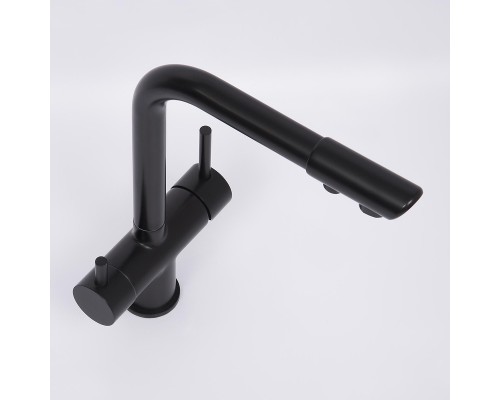 Смеситель для кухни WasserKRAFT A8367 Черный матовый