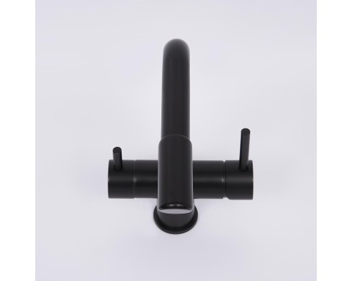 Смеситель для кухни WasserKRAFT A8367 Черный матовый