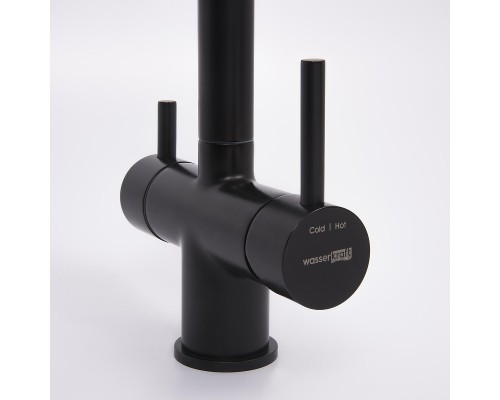 Смеситель для кухни WasserKRAFT A8367 Черный матовый