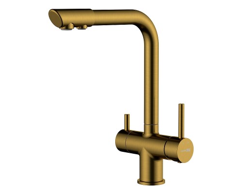 Смеситель для кухни WasserKRAFT A8387 Золото матовое