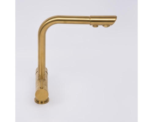 Смеситель для кухни WasserKRAFT A8387 Золото матовое