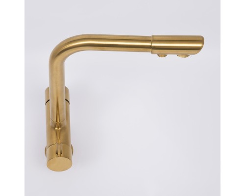 Смеситель для кухни WasserKRAFT A8387 Золото матовое