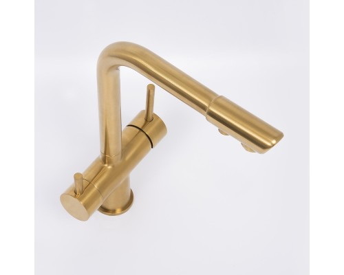 Смеситель для кухни WasserKRAFT A8387 Золото матовое