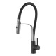 Смеситель для кухни WasserKRAFT A8417 Нержавеющая сталь Черный